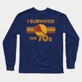 Lawn Dart I survived the 70s Long Sleeve T-Shirt